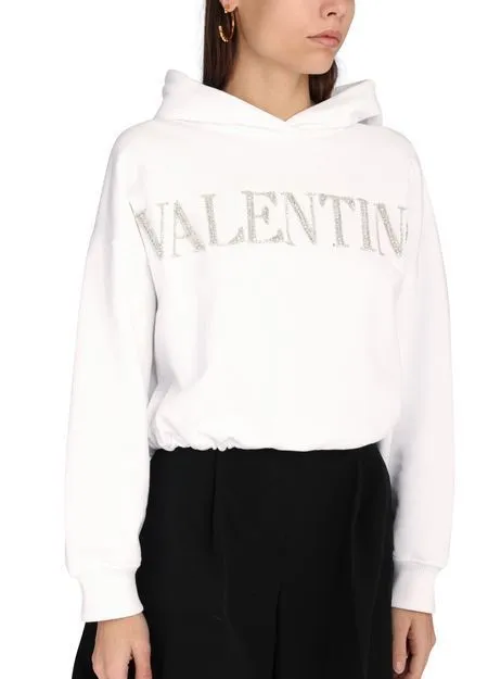 VALENTINO  |Embroidered Jersey Sweatshirt