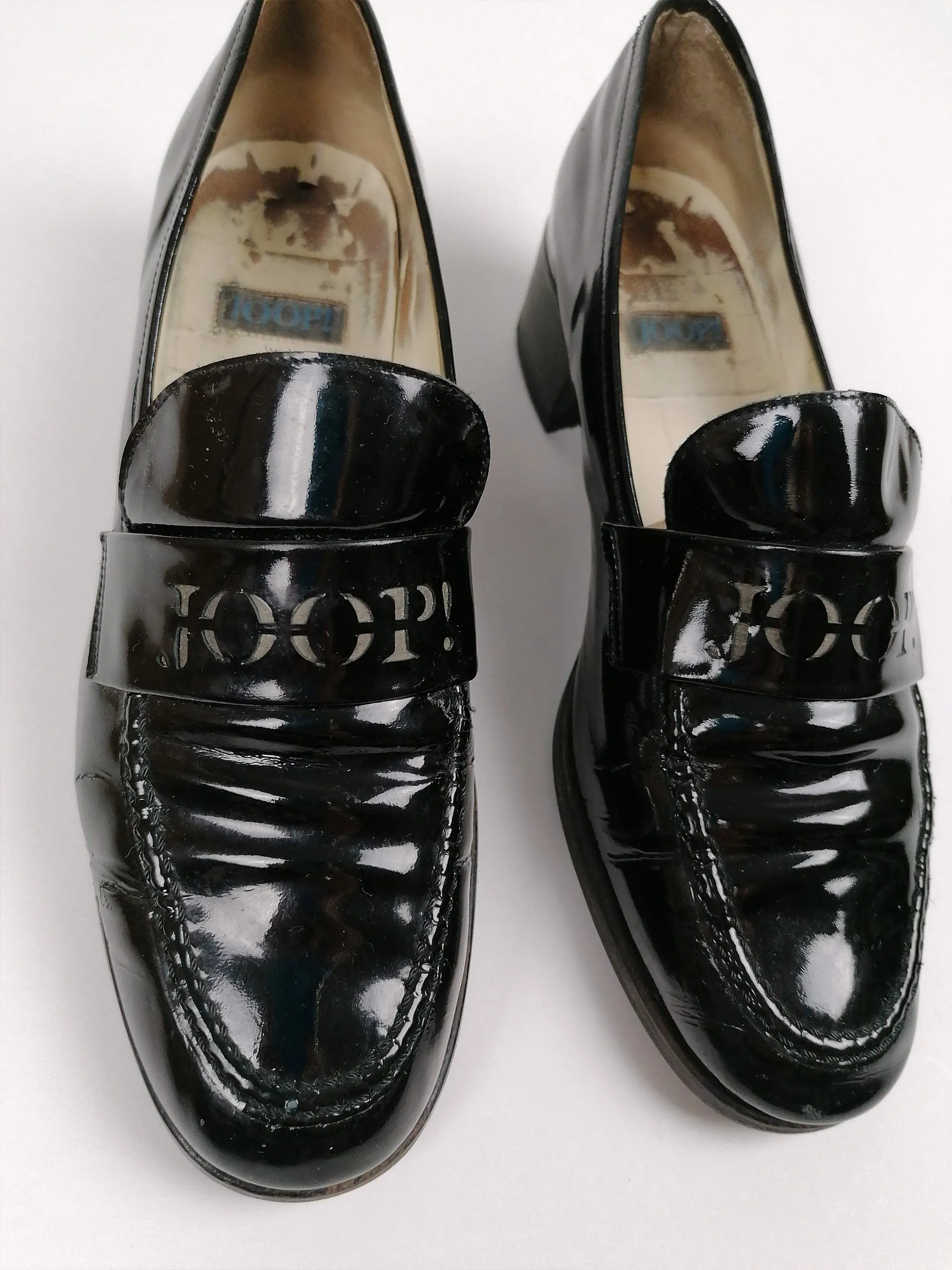 Vintage 90's JOOP! Patent Leather Loafers -  Size EU 38 / UK 5.5 / us 7.5