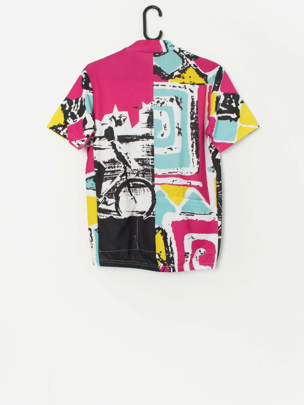 Vintage bold abstract cycling jersey – Medium